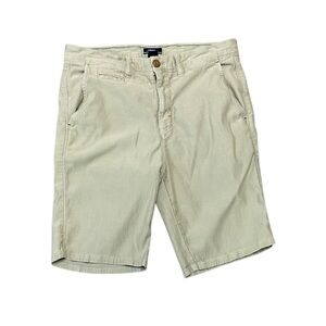 Johnnie O Shorts Size 30 Pima Cotton flat fromt Beach Preppy Beige